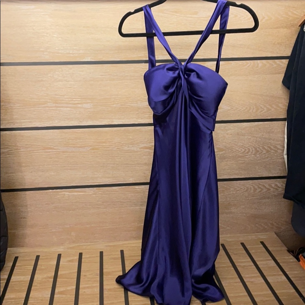 Formal purple dress